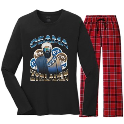 Osama Zynladen Women's Long Sleeve Flannel Pajama Set 