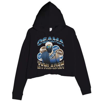 Osama Zynladen Crop Fleece Hoodie