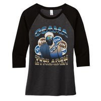 Osama Zynladen Women's Tri-Blend 3/4-Sleeve Raglan Shirt