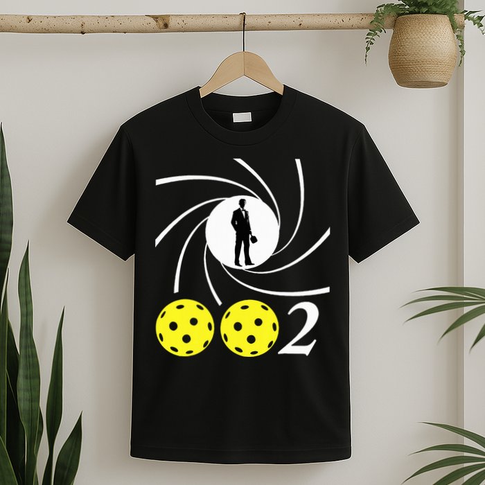 Pickleball 002 002 Spy Parody T-Shirt