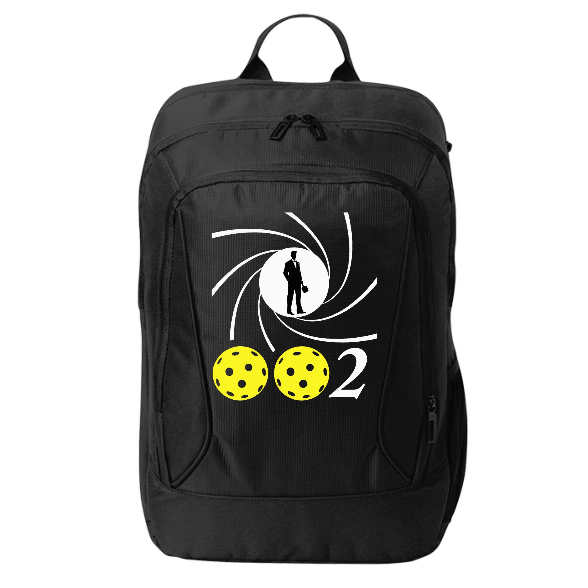Pickleball 002 002 Spy Parody City Backpack