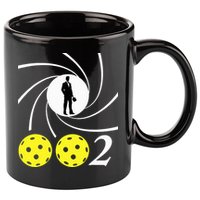 Pickleball 002 002 Spy Parody 11oz C Handle Ceramic Mug