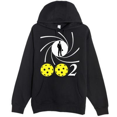 Pickleball 002 002 Spy Parody Premium Pullover Hoodie