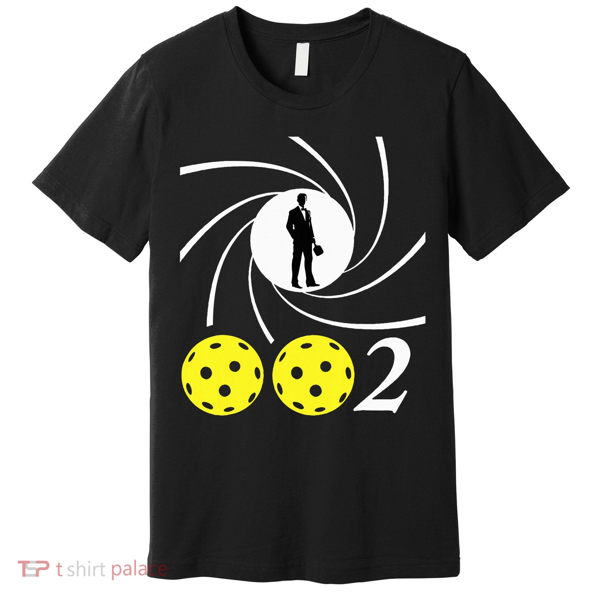 Pickleball 002 002 Spy Parody Premium T-Shirt