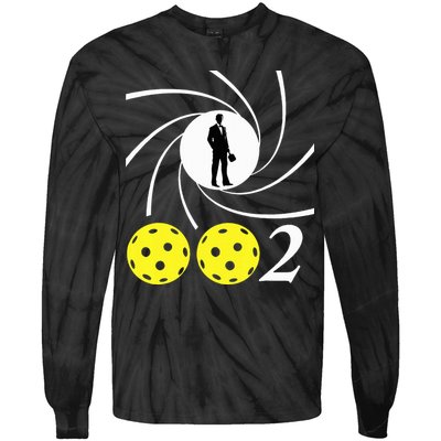 Pickleball 002 002 Spy Parody Tie-Dye Long Sleeve Shirt