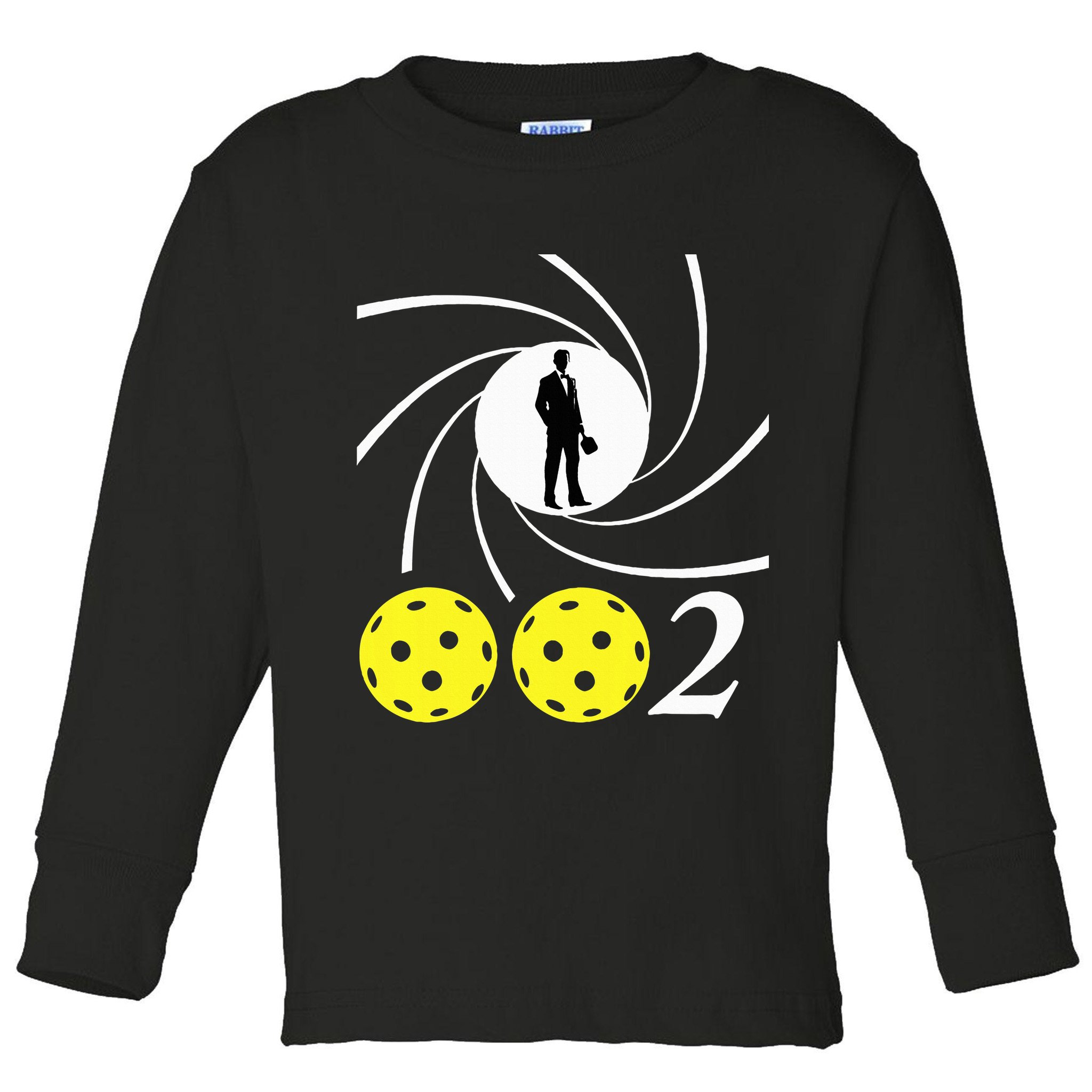 Pickleball 002 002 Spy Parody Toddler Long Sleeve Shirt
