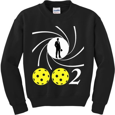 Pickleball 002 002 Spy Parody Kids Sweatshirt