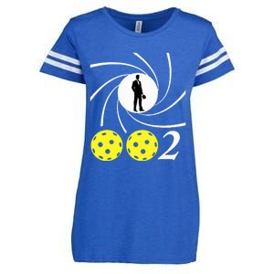 Pickleball 002 002 Spy Parody Enza Ladies Jersey Football T-Shirt