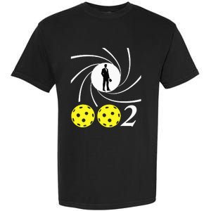 Pickleball 002 002 Spy Parody Funny Pickleball Garment-Dyed Heavyweight T-Shirt