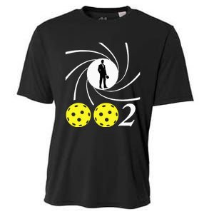 Pickleball 002 002 Spy Parody Funny Pickleball Cooling Performance Crew T-Shirt