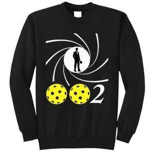 Pickleball 002 002 Spy Parody Funny Pickleball Sweatshirt