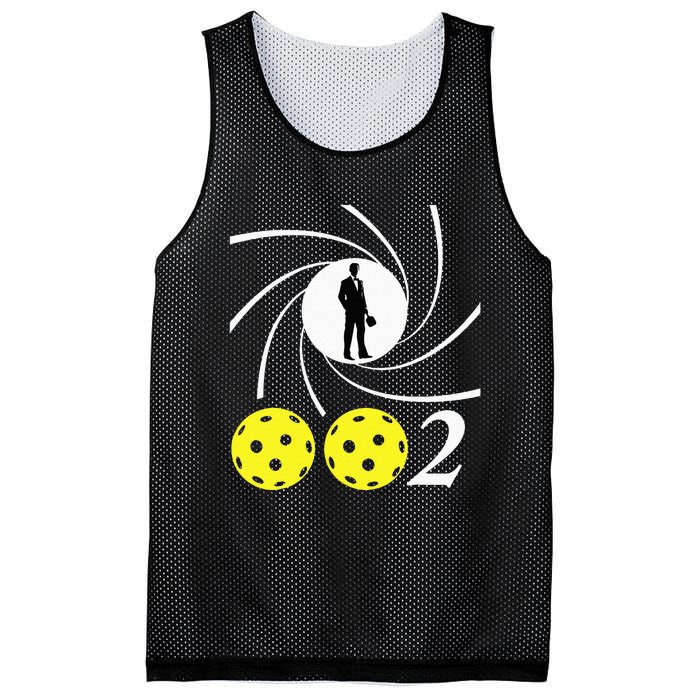 Pickleball 002 002 Spy Parody Funny Pickleball Mesh Reversible Basketball Jersey Tank