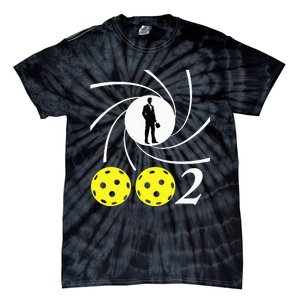 Pickleball 002 002 Spy Parody Funny Pickleball Tie-Dye T-Shirt