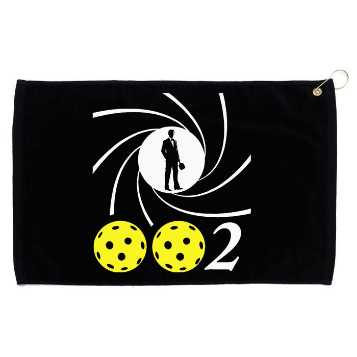 Pickleball 002 002 Spy Parody Funny Pickleball Grommeted Golf Towel