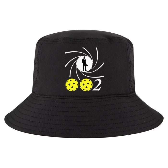 Pickleball 002 002 Spy Parody Funny Pickleball Cool Comfort Performance Bucket Hat