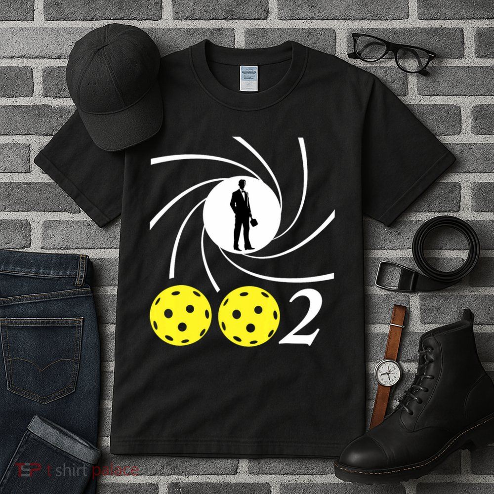 Pickleball 002 0 0 2 Spy Parody Funny Pickleball Tall T-Shirt