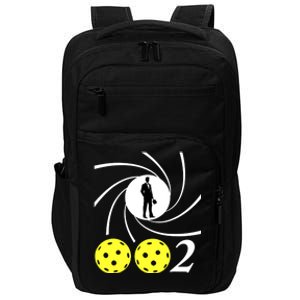 Pickleball 002 002 Spy Parody Funny Pickleball Impact Tech Backpack