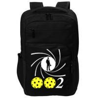 Pickleball 002 002 Spy Parody Funny Pickleball Impact Tech Backpack