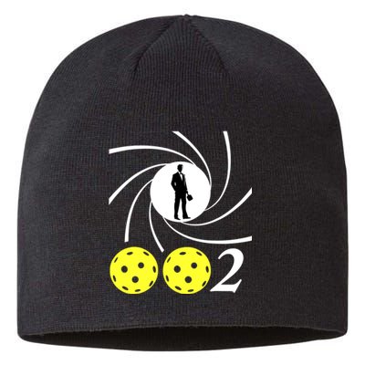 Pickleball 002 002 Spy Parody Funny Pickleball Sustainable Beanie