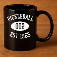 Pickleball 002 Est 1965 11oz C Handle Ceramic Mug