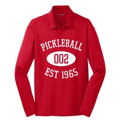 Pickleball 002 Est 1965 Silk Touch Performance Long Sleeve Polo