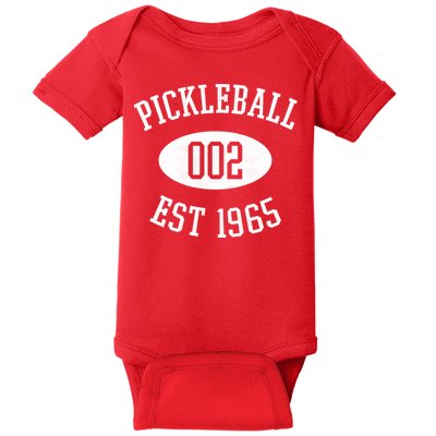 Pickleball 002 Est 1965 Baby Bodysuit