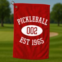 Pickleball 002 Est 1965 Golf Towel