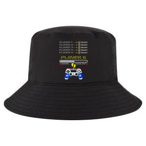 Players 1 2 3 4 5 Ready Player 6 Loading Funny Gaming Gift Cool Comfort Performance Bucket Hat