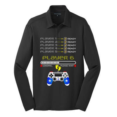 Players 1 2 3 4 5 Ready Player 6 Loading Funny Gaming Gift Silk Touch Performance Long Sleeve Polo