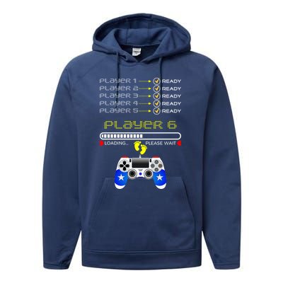 Players 1 2 3 4 5 Ready Player 6 Loading Funny Gaming Gift Performance Fleece Hoodie