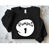 Pumpkin 1 2 3 4 5 Custom Personalize Halloween Sweatshirt