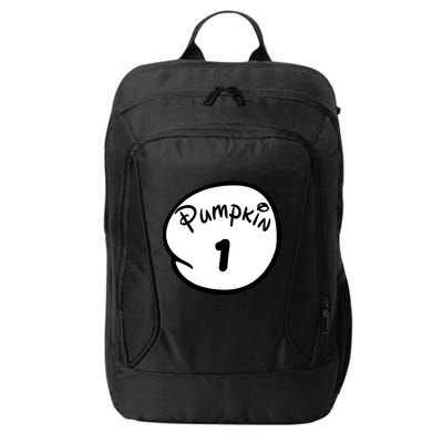Pumpkin 1 2 3 4 5 Custom Personalize Halloween City Backpack