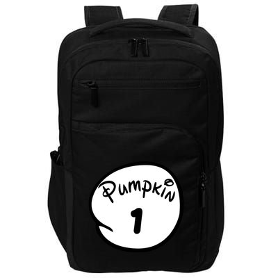 Pumpkin 1 2 3 4 5 Custom Personalize Halloween Impact Tech Backpack