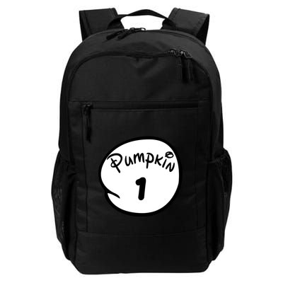 Pumpkin 1 2 3 4 5 Custom Personalize Halloween Backpack