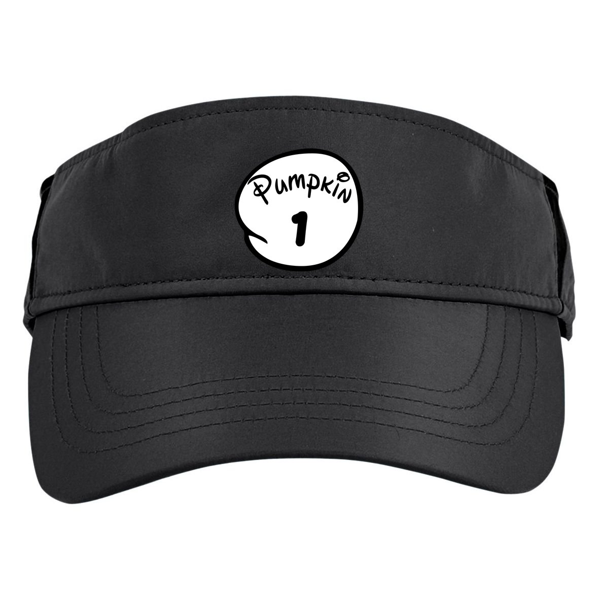 Pumpkin 1 2 3 4 5 Custom Personalize Halloween Adult Drive Performance Visor