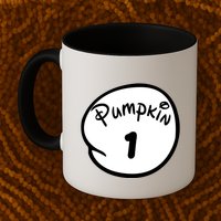 Pumpkin 1 2 3 4 5 Custom Personalize Halloween Mug