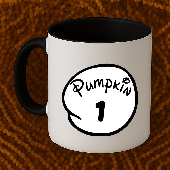 Pumpkin 1 2 3 4 5 Custom Personalize Halloween Mug