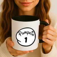 Pumpkin 1 2 3 4 5 Custom Personalize Halloween Mug