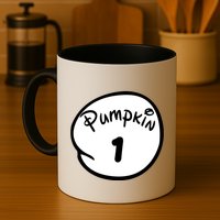 Pumpkin 1 2 3 4 5 Custom Personalize Halloween Mug