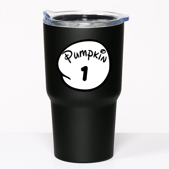Pumpkin 1 2 3 4 5 Custom Personalize Halloween Tumbler