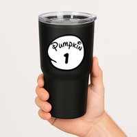 Pumpkin 1 2 3 4 5 Custom Personalize Halloween Tumbler