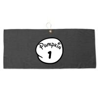 Pumpkin 1 2 3 4 5 Custom Personalize Halloween Large Microfiber Waffle Golf Towel