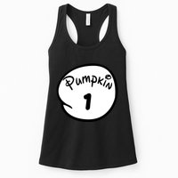 Pumpkin 1 2 3 4 5 Custom Personalize Halloween Womens Tank Top
