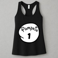 Pumpkin 1 2 3 4 5 Custom Personalize Halloween Womens Tank Top