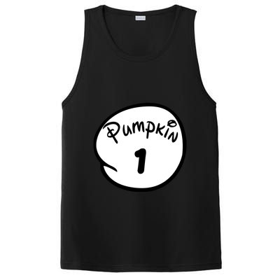 Pumpkin 1 2 3 4 5 Custom Personalize Halloween PosiCharge Competitor Tank