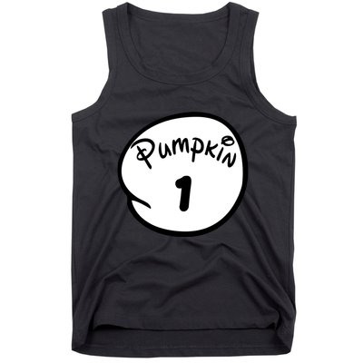 Pumpkin 1 2 3 4 5 Custom Personalize Halloween Tank Top