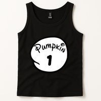 Pumpkin 1 2 3 4 5 Custom Personalize Halloween Tank Top