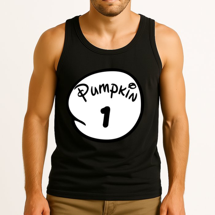 Pumpkin 1 2 3 4 5 Custom Personalize Halloween Tank Top