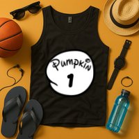 Pumpkin 1 2 3 4 5 Custom Personalize Halloween Tank Top
