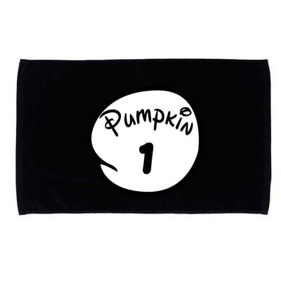 Pumpkin 1 2 3 4 5 Custom Personalize Halloween Microfiber Hand Towel